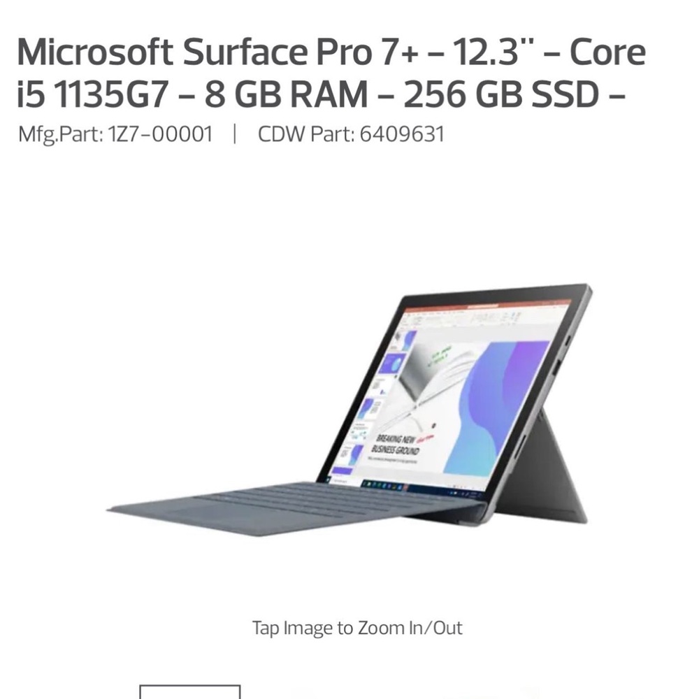 Microsoft surface pro 7